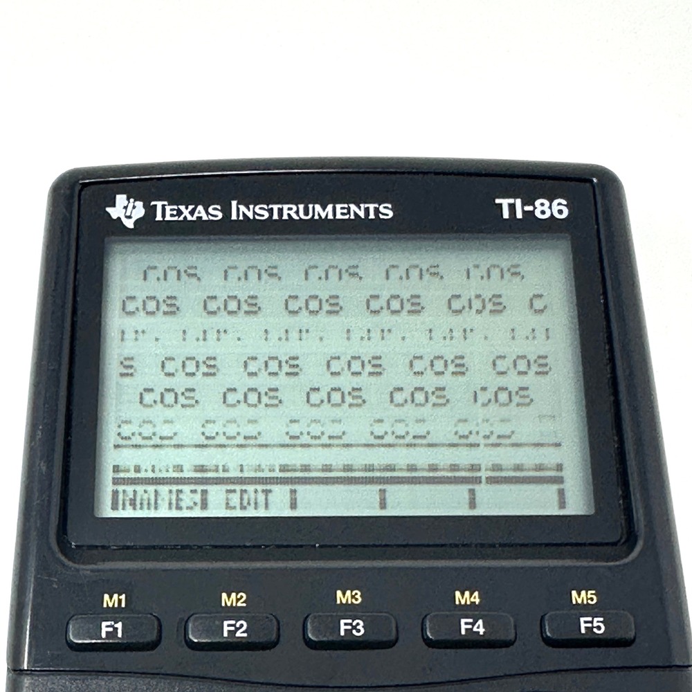 Texas Instruments TI-86 Graphing Calculator Tested Working Display Line Issue - Picture 6 of 16